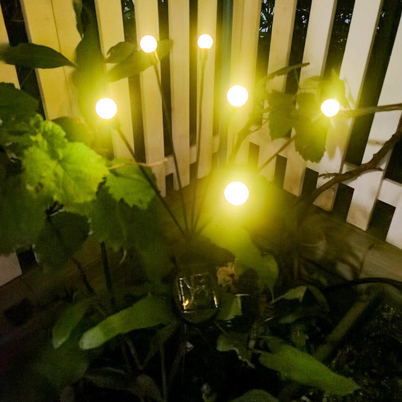 Solar Garden LED Firefly Plug Light