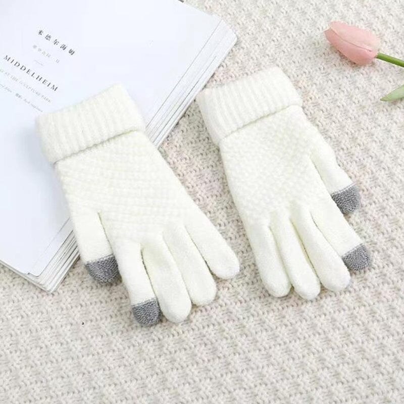 Jacquard Thick Touch Screen Gloves
