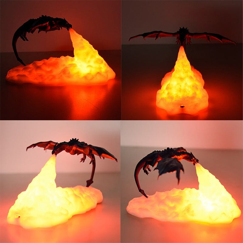 3D LED Realistic Dragon Lamp Night Light