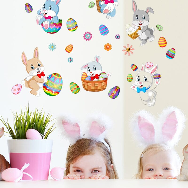 Bunny Egg Wall Sticker（2 pcs）