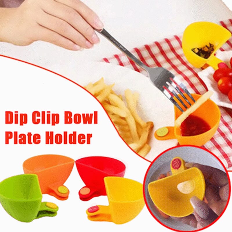 Dip Clip Bowl Plate Holder（4 pcs）