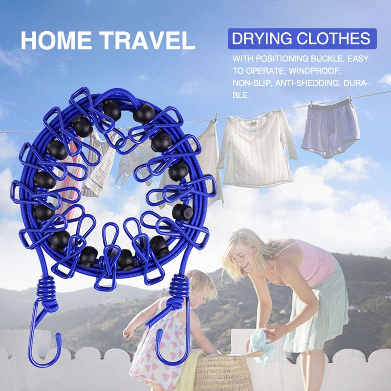 Portable Elastic Travel Clothes Rack
