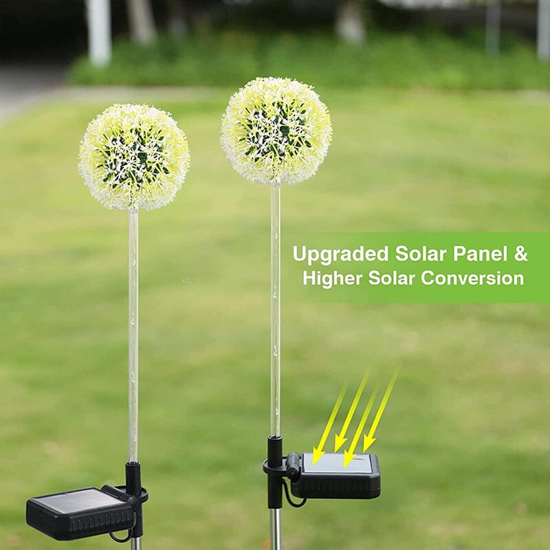 Solar Dandelion Garden Stake Lights (2 pcs)