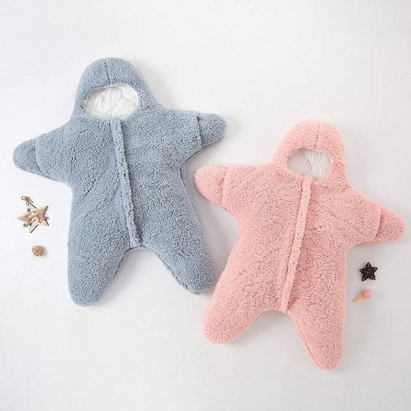 Cute Starfish Baby Soft Fleece Sleeping Bag