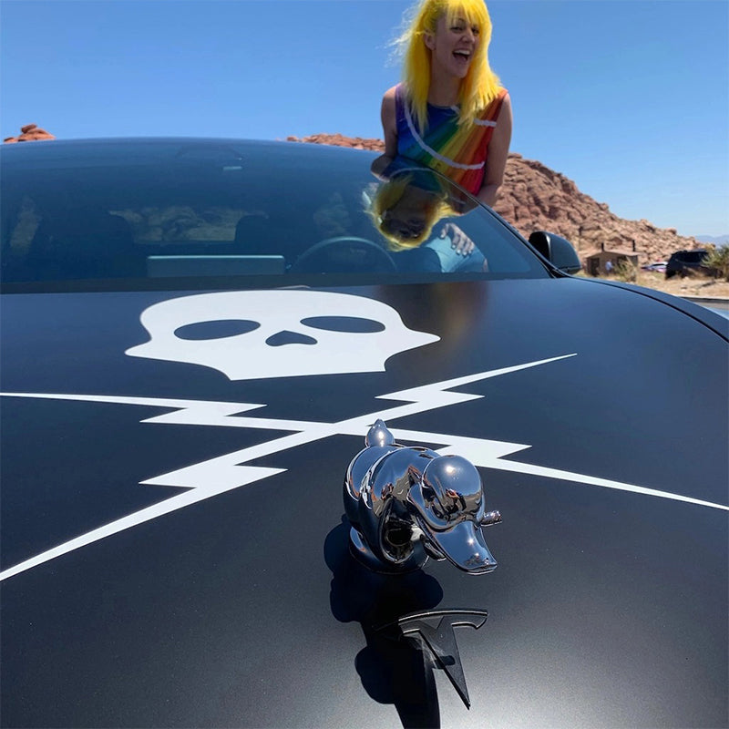 Angry Rubber Duck Hood Ornament