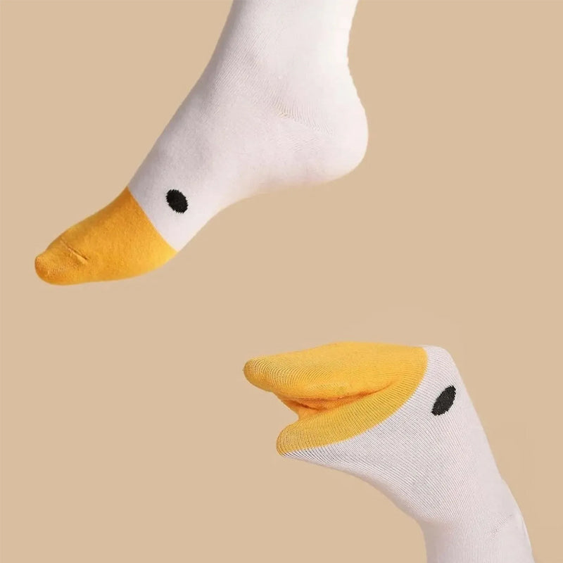 Duck Printed Cartoon Cute Socks