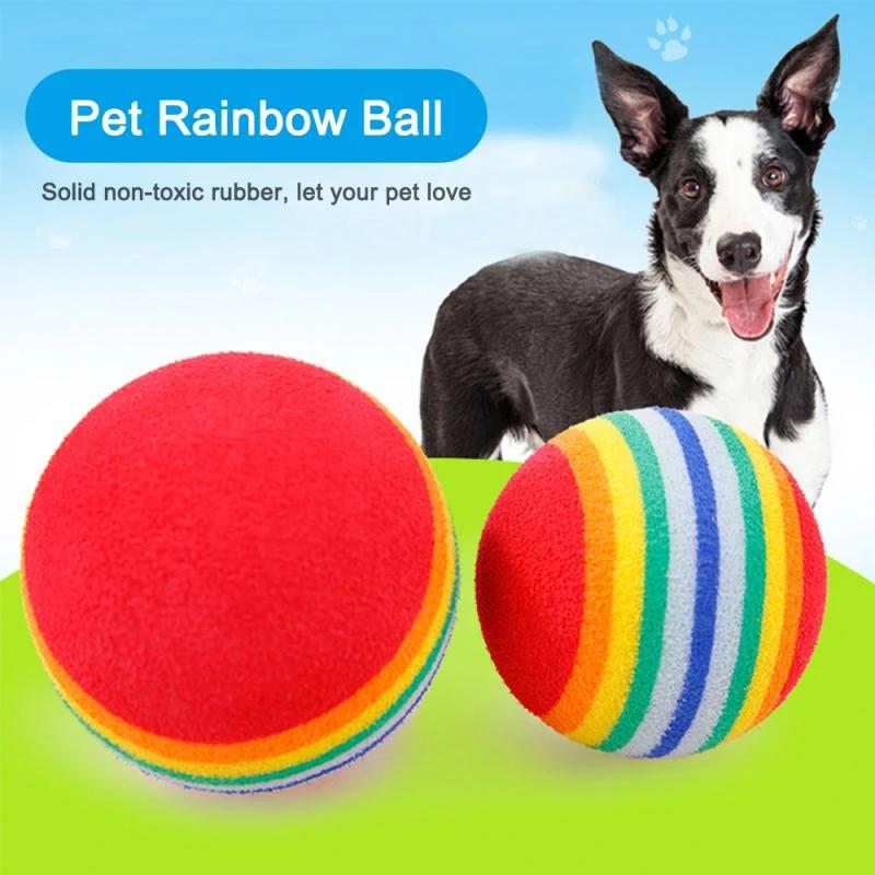 Rainbow Pet Toys Ball