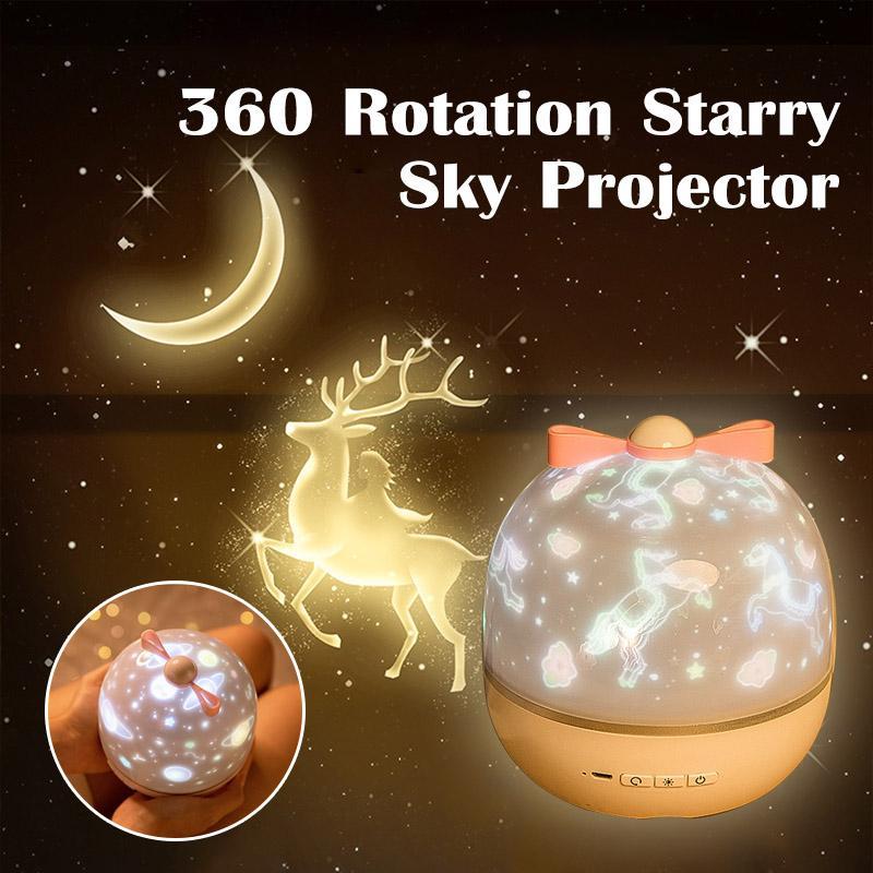 360 Rotation Starry Sky Projector