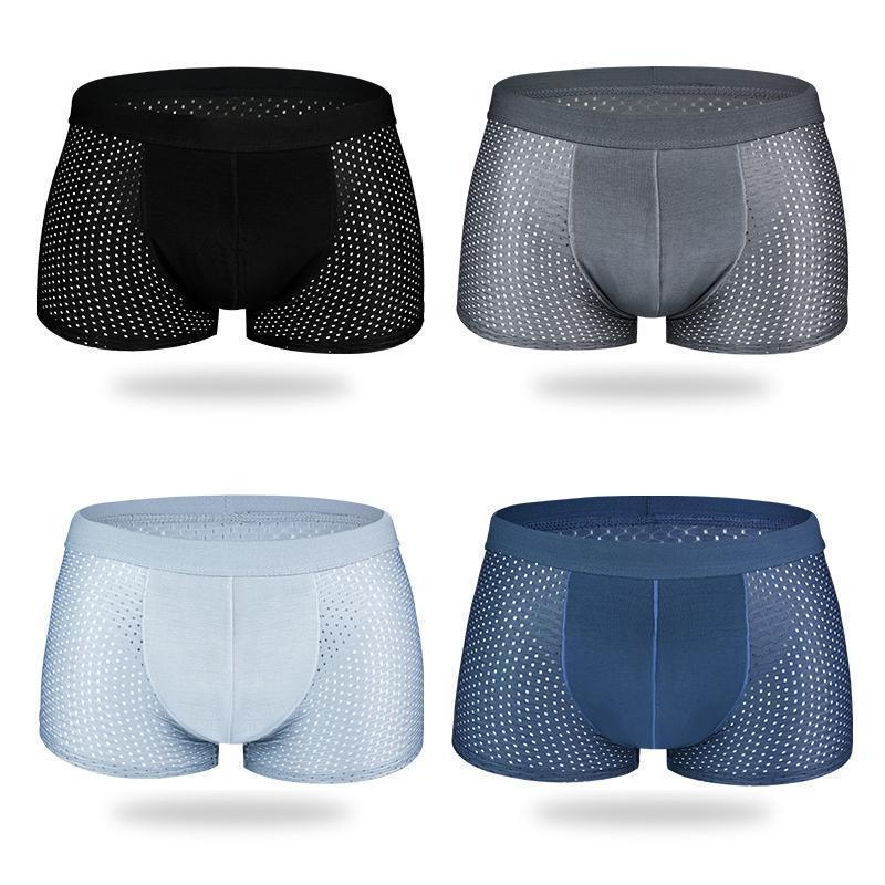 Breathable Ice Silk Underwears, Honeycomb Ventilation Design