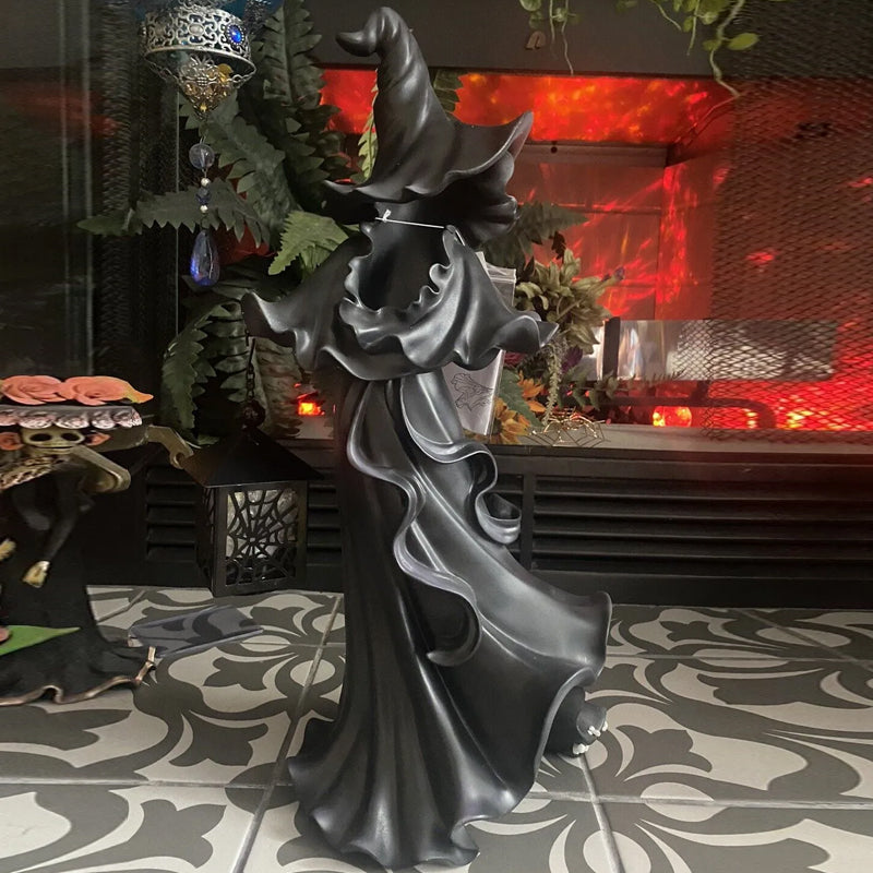 Witch With Lantern Decoration
