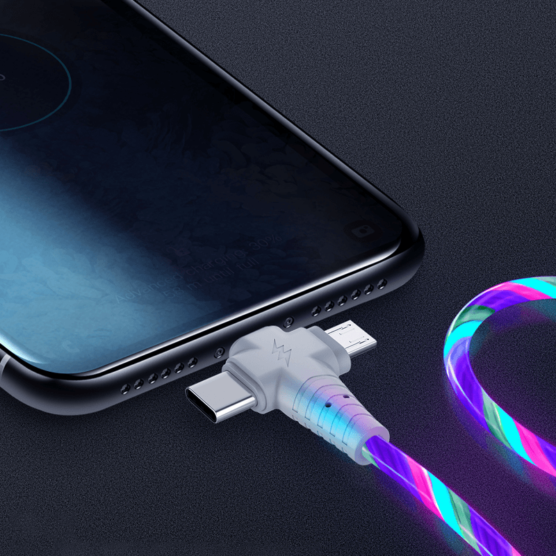 3 In 1 LED Charging Cable