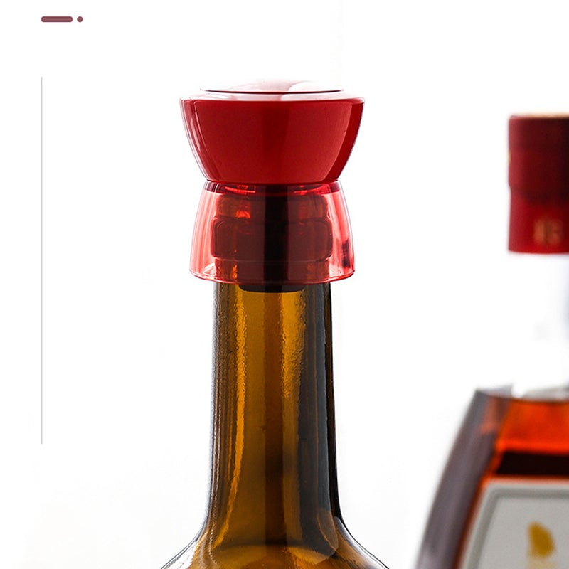 Rotary Vacuum Silicone Wine Stopper
