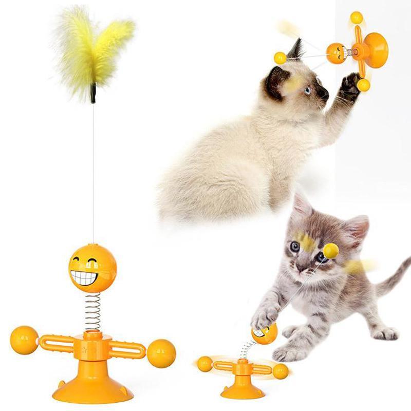 Multifunctional Rotating Cat Toy