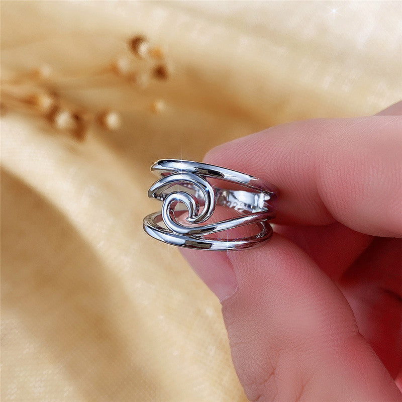 Happiness Comes In Waves Ring