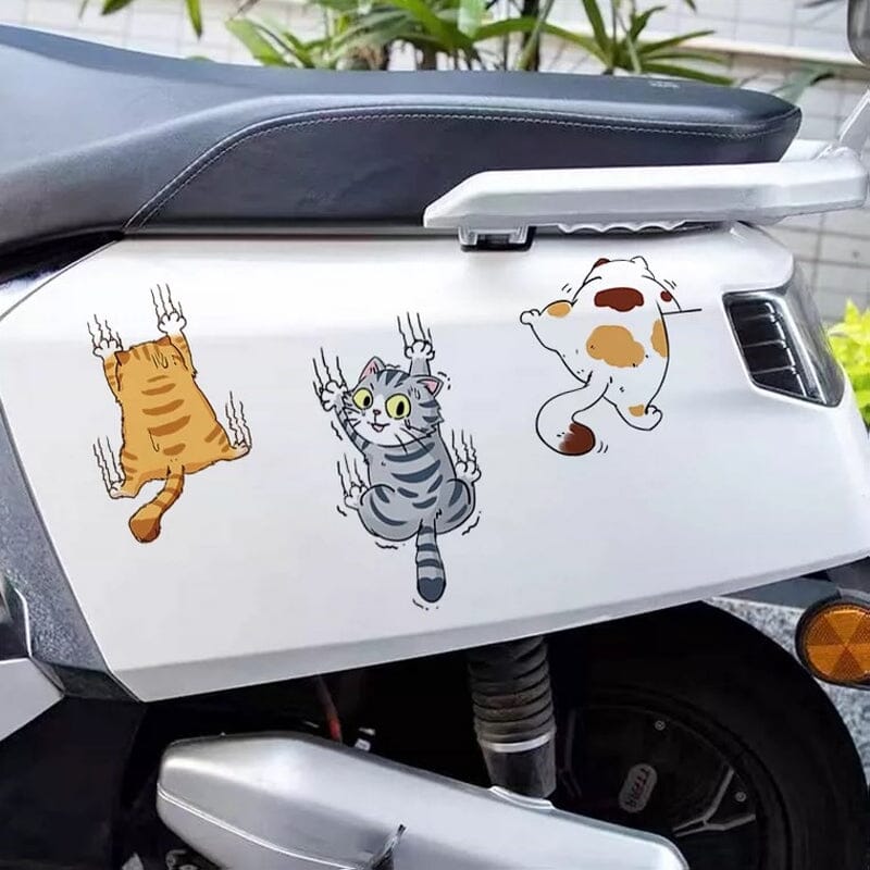 Cute Cat Cartoon Decal Car Stickers(3 pcs)