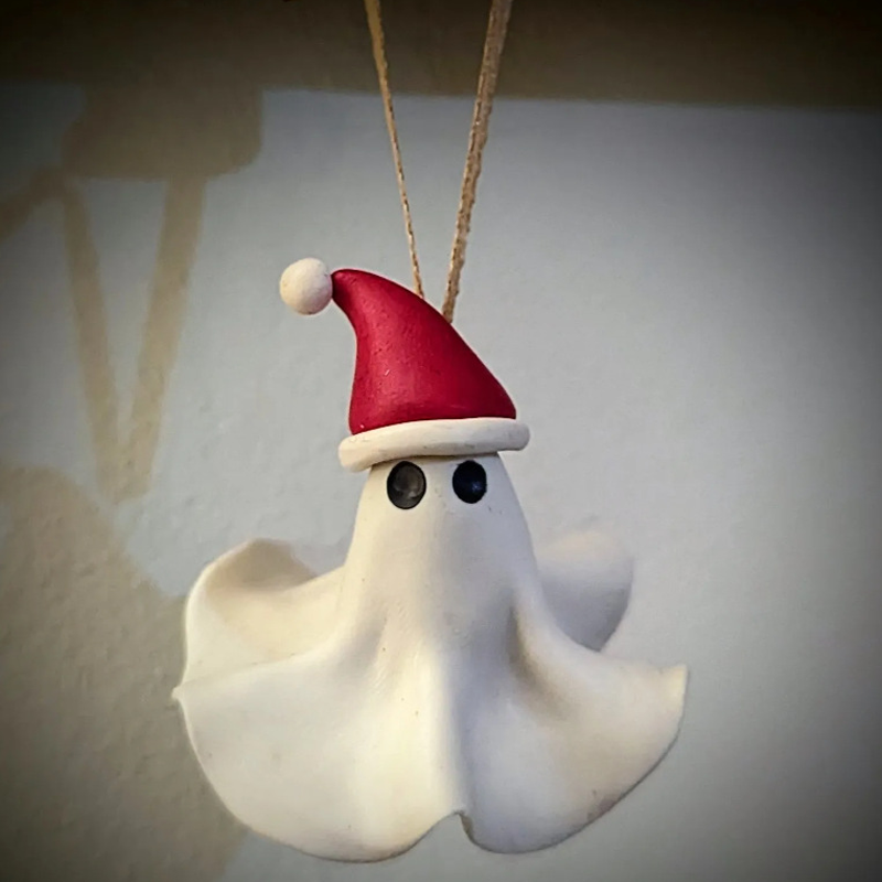 Christmas Ghost Tree Ornament