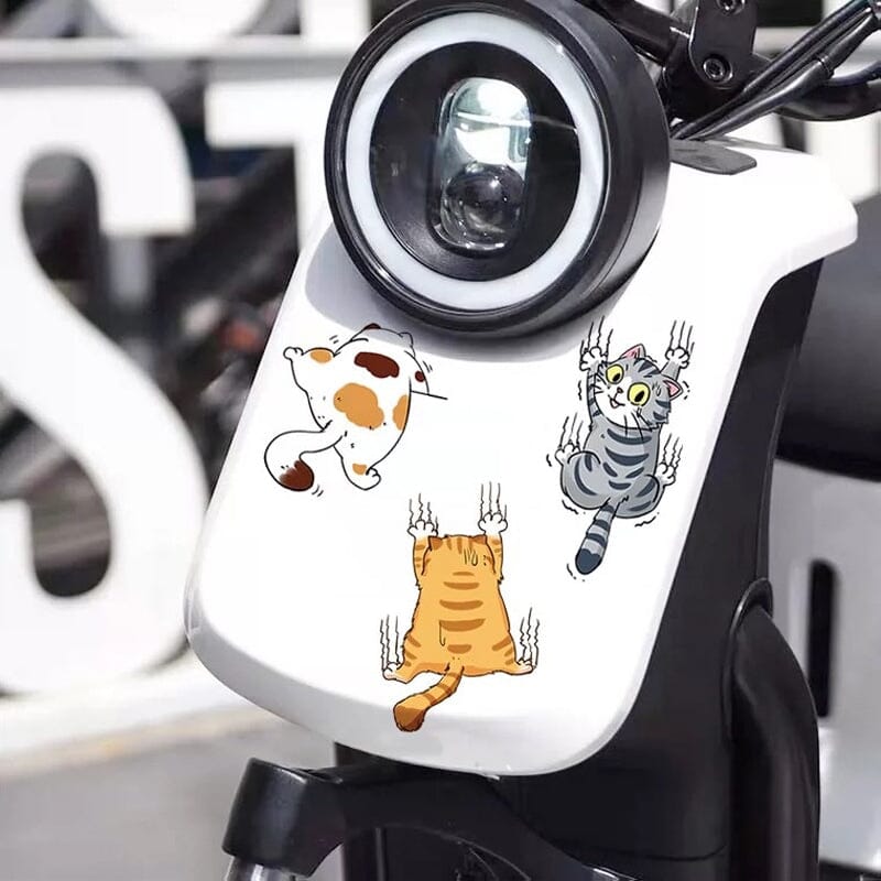 Cute Cat Cartoon Decal Car Stickers(3 pcs)