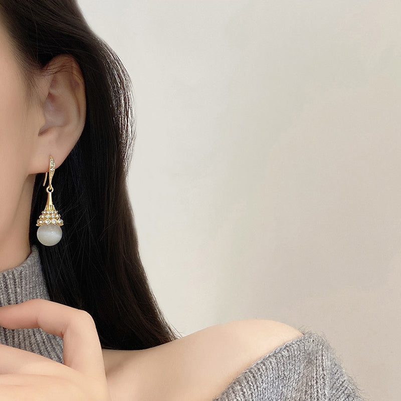 Fashion Opal Pearl Earrings