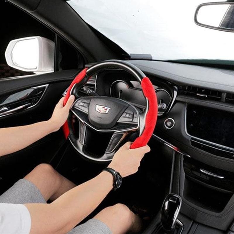 Car Anti-Skid Plush Steering Wheel Cover