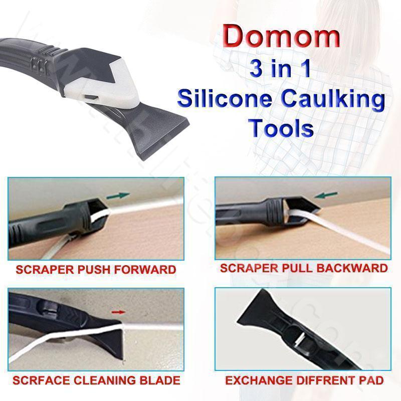Domom® 3 in 1 Upgraded  Silicone Caulking Tools