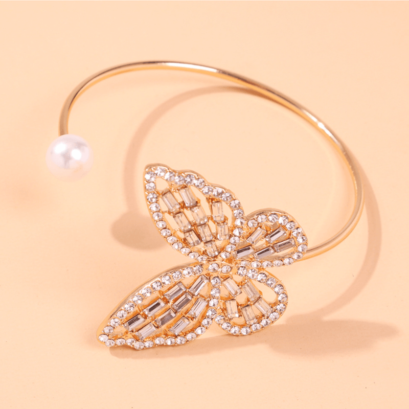 Lucky Crystal Butterfly Bracelet