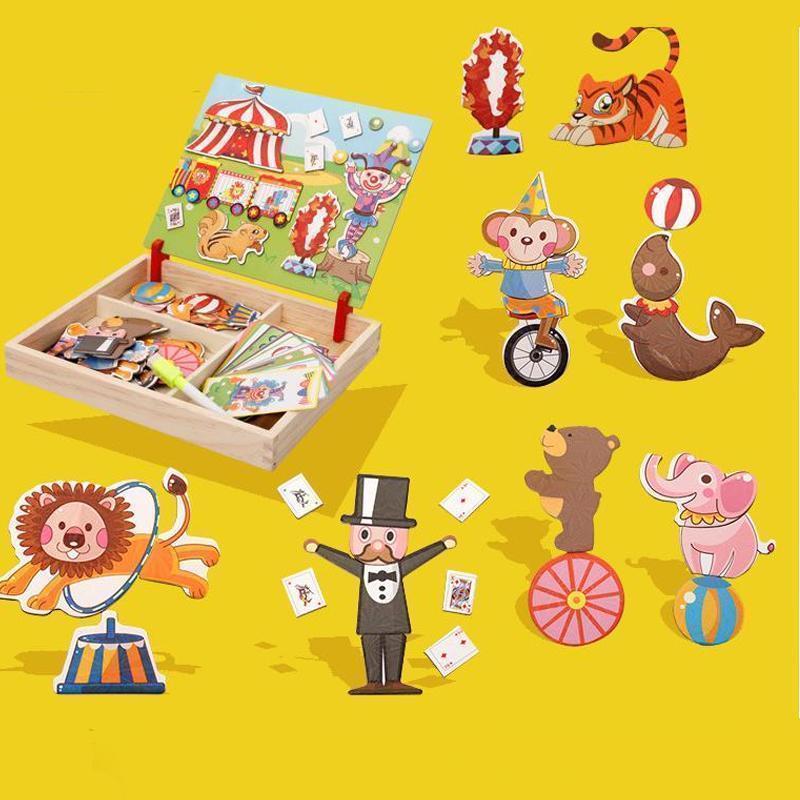 Magnetic puzzle box preschool education toys
