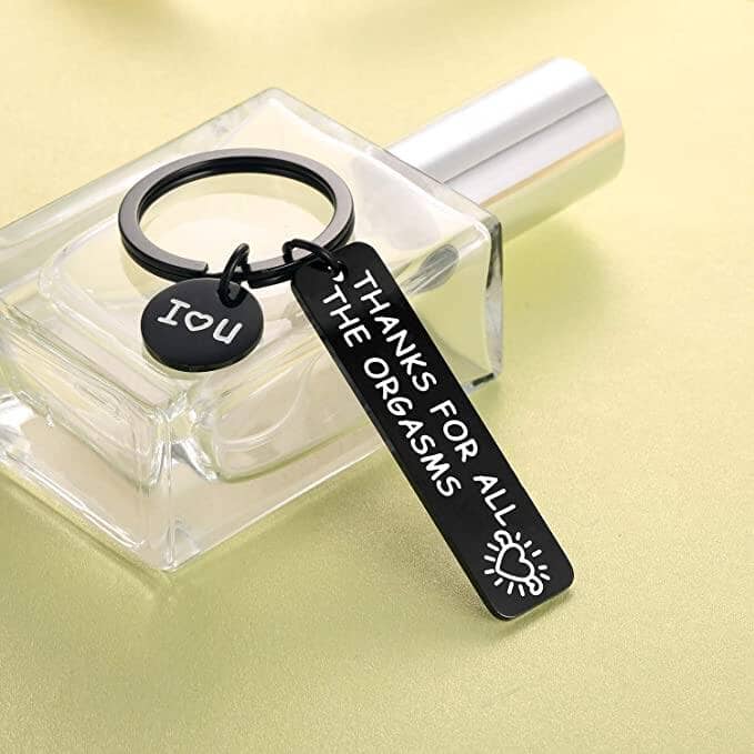 Naughty Keychain/Charm Couple Key Ring