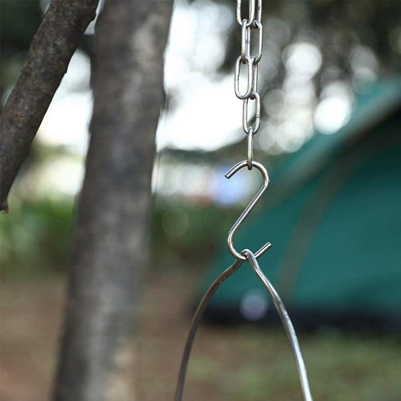 Stainless Steel Triangle Campfire Stand
