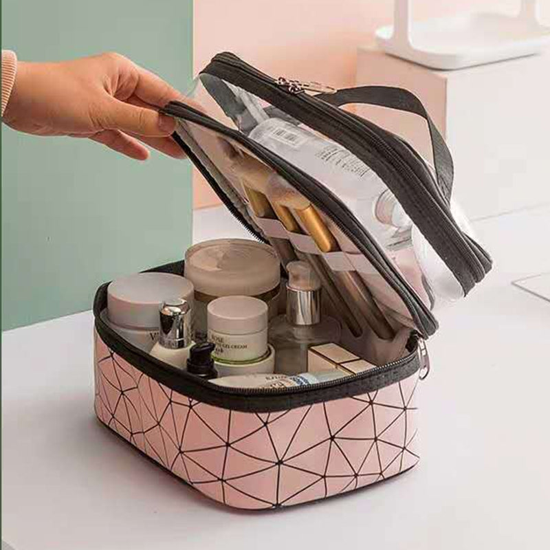 Double-layer Cosmetic Bag