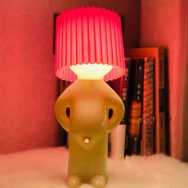 A Little Shy Man Creative Lamp