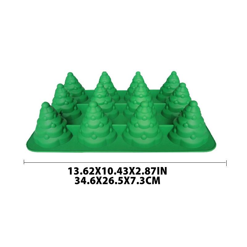 3D Christmas Tree Silicone Mold