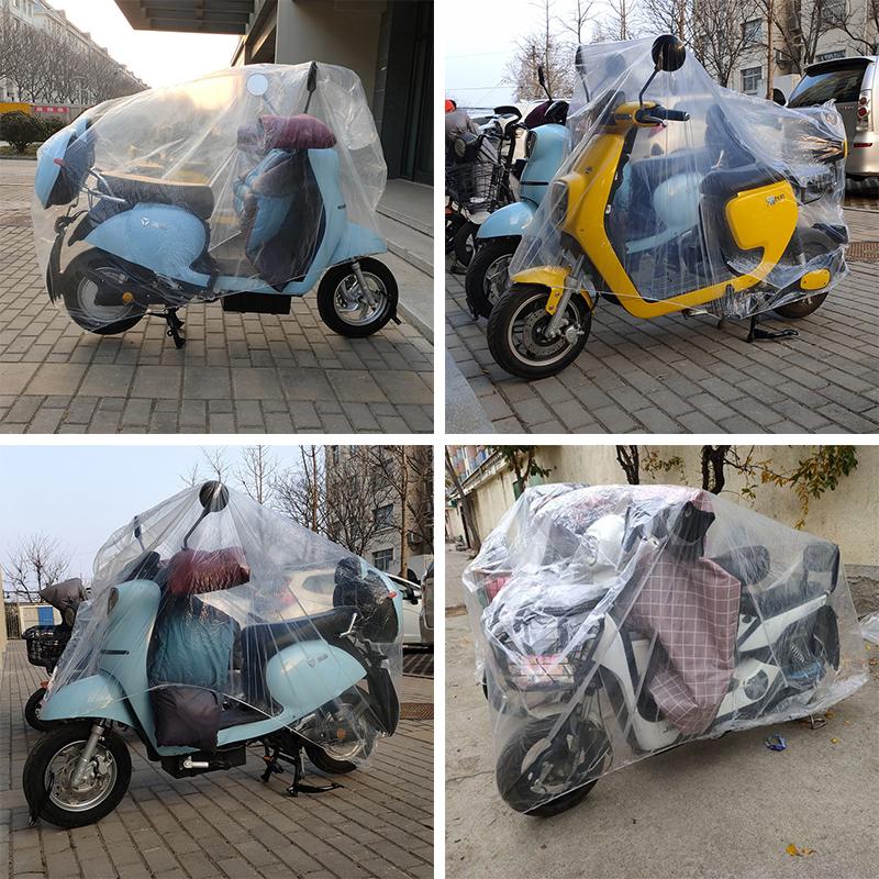Disposable rainproof bicycle motorcycle cover