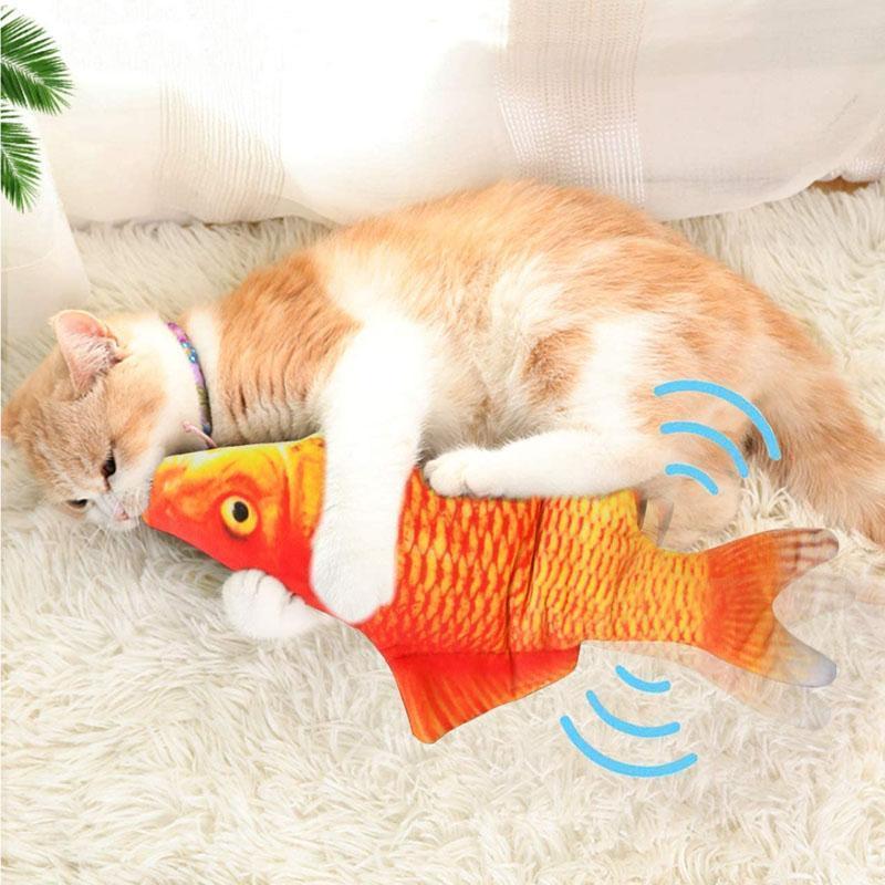 Plush Simulation USB Charging Pet Fish Toy