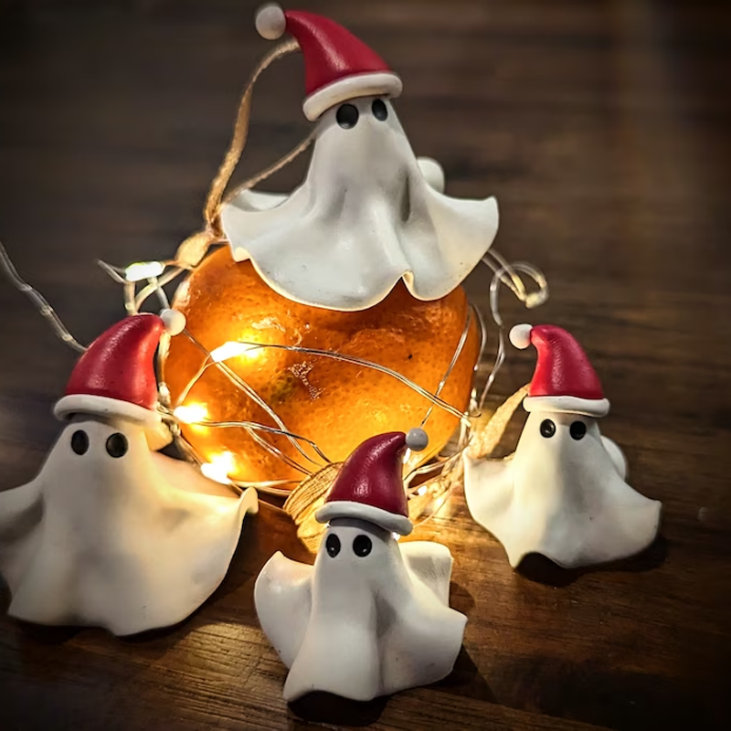 Christmas Ghost Tree Ornament