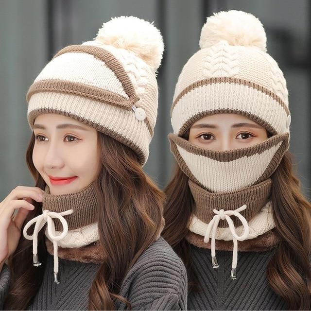 Women's Winter Beanie and Scarf