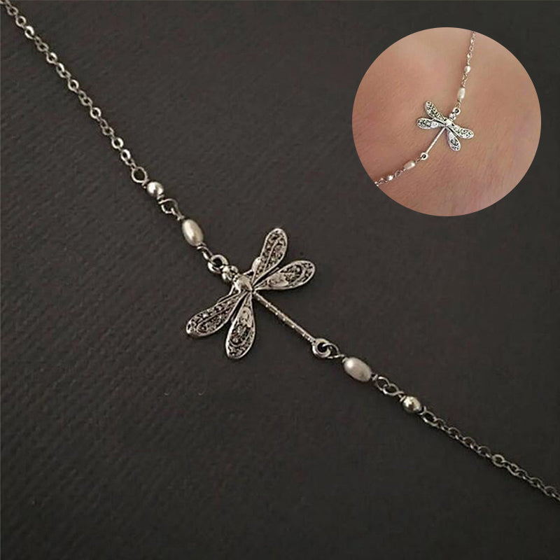 Simple Fashion Dragonfly Insect Women's Anklet