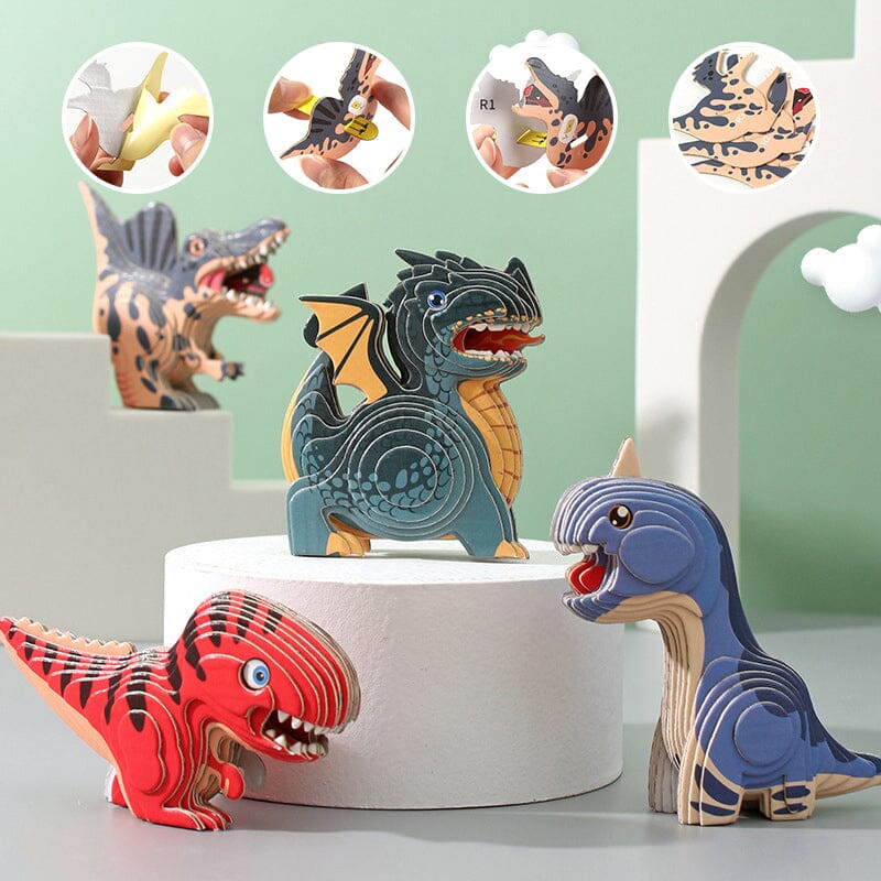 3D Paper Stereo Puzzle