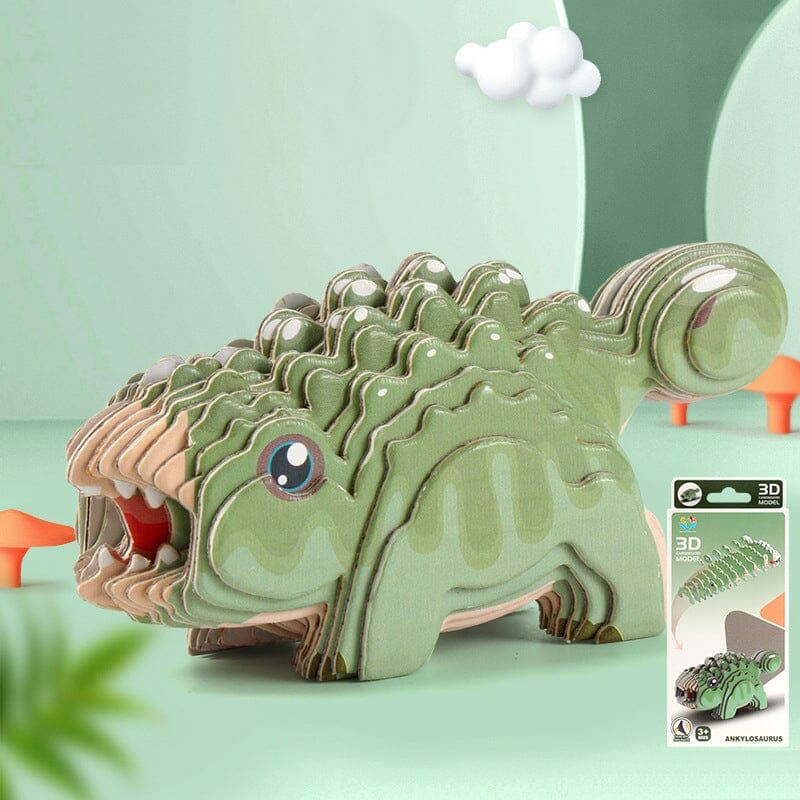 3D Paper Stereo Puzzle